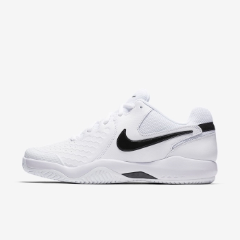 Nike Court Air Zoom Resistance - Tennissko - Hvide/Sort | DK-97868